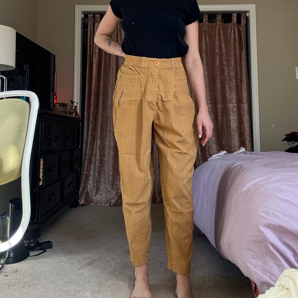 Free People Make a Stand Striped Trousers